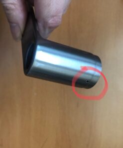 Amazon Basics Contemporary Reno Door Lever with Lock, Privacy, Satin Nickel 11 61qhB7KBVtL