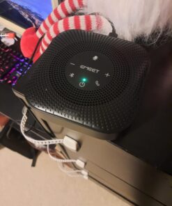 EMEET Conference Speakerphone M0 Plus, 4 AI Mics 360° Voice Pickup, Noise Reduction, USB C, Bluetooth Speakerphone for 8 People w/Daisy Chain for 16, Conference Speaker Compatible w/Leading Software Advanced M0 PLUS for 8 52 61qhOVfvJ7L