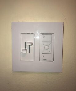 Lutron Claro 2 Gang Decorator/Rocker Wallplate, Gloss, White (1-Pack) | CW-2-WH 1 Pack 27 61qhWKwBzkL