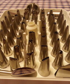 Ateco Cake, 783 55 pc Decorating Tip Set, Silver #783 55 pc Decorating Tip Set 35 61qjdPkULpL