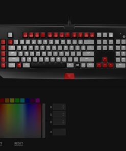 Razer BlackWidow Chroma: Clicky RGB Mechanical Gaming Keyboard - 5 Macro Keys Green Mechanical Switches (Tactile and Clicky) 34 61qkWPN9cCL