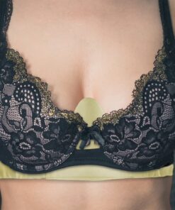 Keep Cool & Dry Bamboo Under-Bra Liners (Beige, M) - Natural, Thermoregulating, Sweat-Wick 14 61qkg hU5ML