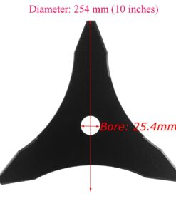 ATIE 10" x 3T 10-inch x 3 Teeth Steel Brush Cutter Trimmer Weed Eater Blade (1 Pack) 1 18 61qndKoXdgL