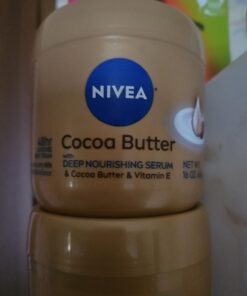 NIVEA Cocoa Butter Body Cream with Deep Nourishing Serum, Cocoa Butter Cream for Dry Skin, 16 Ounce Jar 37 61qoDziaYbL