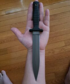 MTECH USA MT-20-77GY Double-Edged Fixed Blade Knife with Black Handle, Grey, 11.25-Inch 27 61qoTbRTAL