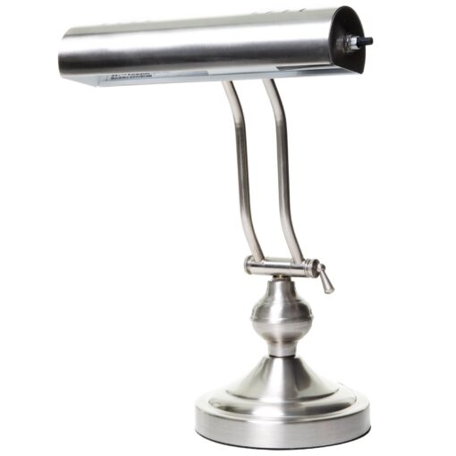 Boston Harbor ATB-8004 Piano Desk Lamp, Satin Nickel Silver