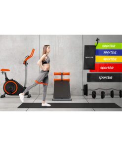 Sportbit Exercise Resistance Bands Set of 5 + Bag | Best Elastic Resistance Loop Bands for Stretching, Yoga, Physical Therapy, Workout, Home Fitness and Sport 28 61qpen3pu L