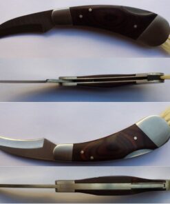 HANZIUP Classic Outdoors Folding Lock Mushroom Knife Fungus Truffles Harvest Hunting Sharp Knives with Neoprene Pouch 15 61qrB 8PBL