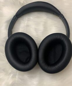 AHG Replacement QC15 Ear Pads & QC15 Headband Pad Compatible with Bose QuietComfort 15 (QC15) & QuietComfort 2 (QC2) Headphones - Soft, Great Comfort + Durability, Protein Leather (Black) 45 61qsM5K9xaL 1