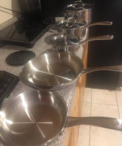 Duxtop Whole-Clad Tri-Ply Stainless Steel Induction Cookware Set, 9PC Kitchen Pots and Pans Set 43 61qtTi96mPL