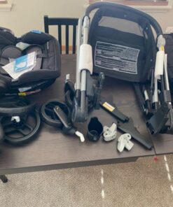 Graco Modes Nest Travel System, Includes Baby Stroller with Height Adjustable Reversible Seat, Pram Mode, Lightweight Aluminum Frame and SnugRide 35 Lite Elite Infant Car Seat, Sullivan Modes Nest w/ Height-Adjustable Seat 51 61qtYa4zkL