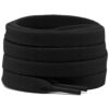 DELELE 2 Pair Flat Shoe laces 5/16" Wide Shoelaces for Athletic Running Sneakers Shoes Boot Strings 51 inch (130CM) 02 Black 16 61qtohjoXL