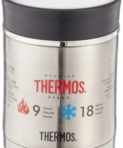 THERMOS Stainless Steel Food Jar, 16 Ounce, Black 7 61qtsEwcr9L