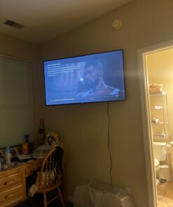 PERLESMITH Full Motion TV Wall Mount for 26-60 Inch TVs, UL-Listed TV Mount with Articulating Arms Swivels Tilt Extension - Wall Mount TV Brackets VESA 400x400 Fits LED LCD OLED 4K TVs Up to 70 lbs 46 61quU9563cL