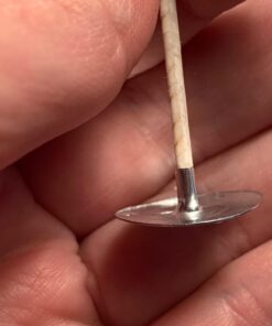 EricX Light 200pcs 20mm Metal Candle Wick Sustainer Tabs,for Candle Making,Candle DIY 21 61qwgFMB8xL