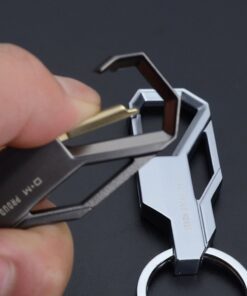 HUNGER Car Business Keychain Key Ring for Men, Small, Black 18 61qwq7AbL