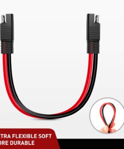 Nilight 10 Gauge 2 Pin Quick Disconnect Harness,Heavy Duty SAE Connector Bullet Lead Cable,2 Years Warranty 12" SAE Disconnect 10AWG 13 61qxH3ZDLcL