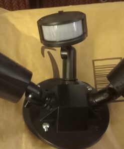 Cooper Lighting 110 Degree Motion Detector Floodlight, Black 1 Count (Pack of 1) 13 61qy8unpvfL