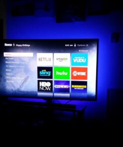 Luminoodle Color Bias Lighting, USB TV and Monitor Backlight LED Strip Lights Kit with Dimmer, Remote - 6.6 ft for 24" to 60" TV - Medium Pro:Medium(24 - 29 in TV) 60 61qyiZslA1L