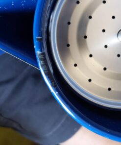 GSI Outdoors Percolator Coffee Pot | Enamelware Campfire Coffee Boiler Kettle for Outdoor Camping Cookware, Cabin, RV, Kitchen, Hunting & Backpacking Blue 8 cup 42 61qywDADfiL