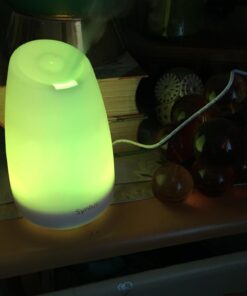 Syntus 150ML Essential Oil Diffuser Ultrasonic Aromatherapy Diffusers with Adjustable Mist Mode and Waterless Auto Shut-Off for Home Office 41 61qz5tgyZL