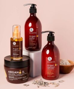 Luseta Argan Oil Sulfate Free Shampoo and Conditioner Set 2 x16.9Fl Oz Thickening for Hair Loss - Best for Damaged,Thin, Dry, Curly Hair - Smoothing & Nourishing 16.9 Fl Oz (Pack of 2) 18 61qzR7lCk3L