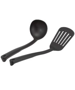 Amazon Basics Hard Anodized Non-Stick 12-Piece Cookware Set, Black - Pots, Pans and Utensils 14 61r 8e2U9fL