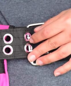 The Orignal Pink Box 2-Pouch 10-Pocket Canvas Tool Belt with Hammer Loop, and Adjustable Waist, Pink 24 61r0i4BhAML