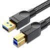 VANAUX USB 3.0 Cable B Male to USB A Data Cable USB 3 Type B Cord Compatible with Docking Station, External Hard Drivers, Scanner and More-Black (5feet/1.5m) 5feet/1.5m 9 61r1UAOyHSL