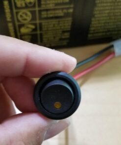 yueton 12pcs Car Truck Rocker Round Toggle LED Switch On-Off Control, Blue, Green, Yellow, Red 40 61r1y1fkp5L