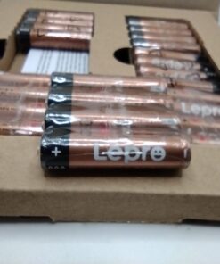 Lepro AAA Batteries 24 Pack, Triple A Batteries with Ultra Long-Lasting Power – High Performance, 1200mAh 1.5V Leak-Proof, Corrosion-Resistant Alkaline AAA Batteries, Ideal for Home & Office Devices 40 61r2mEhVLyL