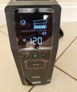 APC UPS 1350VA Sine Wave UPS Battery Backup and Surge Protector, BR1350MS Backup Battery Power Supply with AVR, (2) USB Charger Ports Sinewave 32 61r30dJdY2L