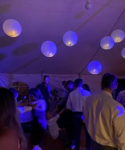 LIHAO 12 Inch White Round Paper Lanterns (10 Pack) 29 61r31AjYA5L