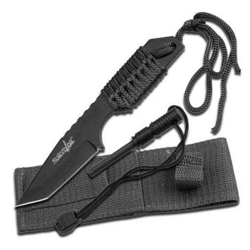 Outdoor Fixed Blade Knife Black