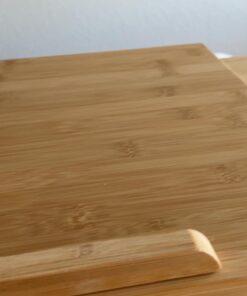 Laptop Desk Nnewvante Table Adjustable Bamboo Foldable Breakfast Serving Bed Tray w' Tilting Top Drawer 21.6" 46 61r3wS6bcTL