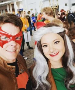 Miss U Hair Long Wavy Women Brown Silver Party Hair Halloween Costume Cosplay Wig 21 61r4 OinjkL