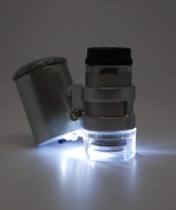 Grow Room Microscope - 60x Handheld Mini Pocket LED Loupe Magnifier - Blue or White Light - 21 61r47jclFGL