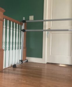 VITA Barre Portable Freestanding Double Ballet Barre, Prodigy, 4 Ft Bars, Satin Silver | Adjustable Height, USA Made, Home or Gym Exercise Equipment for Kids & Adults | Dance, Fitness, Pilates 11 61r5NlGrwL