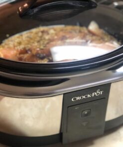 Crock-Pot 6 Quart Programmable Slow Cooker and Food Warmer Works with Alexa, Stainless Steel (2139005) Programmable Stainless Steel 40 61r5QswuSRL