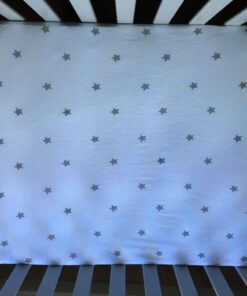 100% Organic Cotton Baby Crib Sheet (2 Pack) - Jersey Knit Soft Fitted Baby Sheet - Washable Crib Mattress Sheets for Baby Toddler Newborn Infant & Kids - Fits Standard Crib Toddler Mattresses 49 61r5oj4qvGL