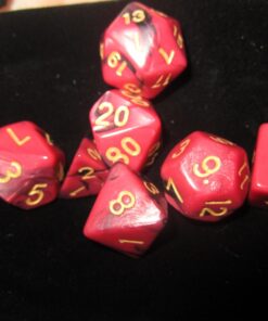 New 5 x 7-Die Series Polyhedral Dice Set - 5 Colors Dungeons and Dragons DND RPG MTG Table Games Dice with 5 Free Pouches by Flyesto 21 61r60j9yAwL