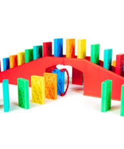 Bulk Dominoes Kinetic Domino Kit | Dominoes Set, STEM STEAM Small Toys, Family Games for Kids, Kids Toys and Games, Building, Toppling, Chain Reaction Sets (68pc) Explorer 68pc 15 61r6rV9Wb4L