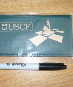 The House of Staunton US Chess Standard Checkbook Magnetic Travel Chess Set - 6" x 6" Board 28 61r6vpovYL