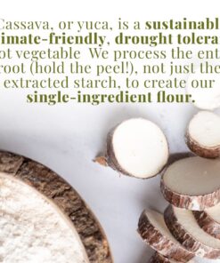 Otto's Naturals Cassava Flour, Gluten Free and Grain-Free Flour For Baking, Certified Paleo & Non-GMO Verified, Made From 100% Yuca Root, All-Purpose Wheat Flour Substitute, 2 lb Bag 2 Pound (Pack of 1) 23 61r7C9iuieL 1