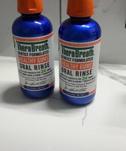 TheraBreath Healthy Gums Mouthwash, Clean Mint, Antigingivitis, Dentist Formulated, 16 Fl Oz (2-Pack) 16 Fl Oz (Pack of 2) 28 61r7JBCmJvL
