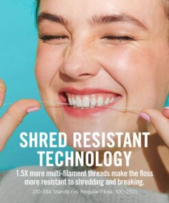 Reach Waxed Dental Floss Bundle | Effective Plaque Removal, Extra Wide Cleaning Surface | Shred Resistance & Tension, Slides Smoothly & Easily, PFAS Free | Mint Flavored, 55 YD, 6pk 6 Count (Pack of 1) 13 61r7JHAvBDL