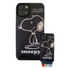 iPhone 13 Case Kubrick Peanuts Snoopy Cell Phone Case/Polycarbonate Slim Fit Card Wallet Case/PC Hard Protection iPhone 13 Case (Snoopy Black), 6.1inch 12 61r8A6nyHqL