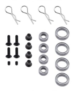 Alternative view of Hobbypark 102010 102011 102012 122057 Aluminum Steering Knuckle Hub Carrier Servo Saver Ackerman Plate Upgrade Parts for Redcat Volcano EPX