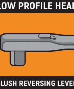GEARWRENCH 3/8" Drive 120XP Flex Head Teardrop Ratchet 11-1/2" - 81215P 29 61rAMPV7T5L