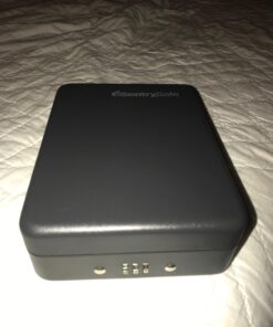 Sentry Safe Small Safe, Lock Box with Combination Lock for Office or Dorm, Ex: 2.6 in. H x 5.9 in. W x 8.0 in. D Combo Lock Black 36 61rAd862rCL